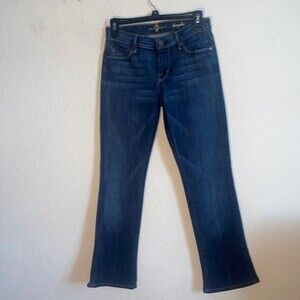 7 for all mankind kaylie 25 denim jeans dark line y2k 90s boot western